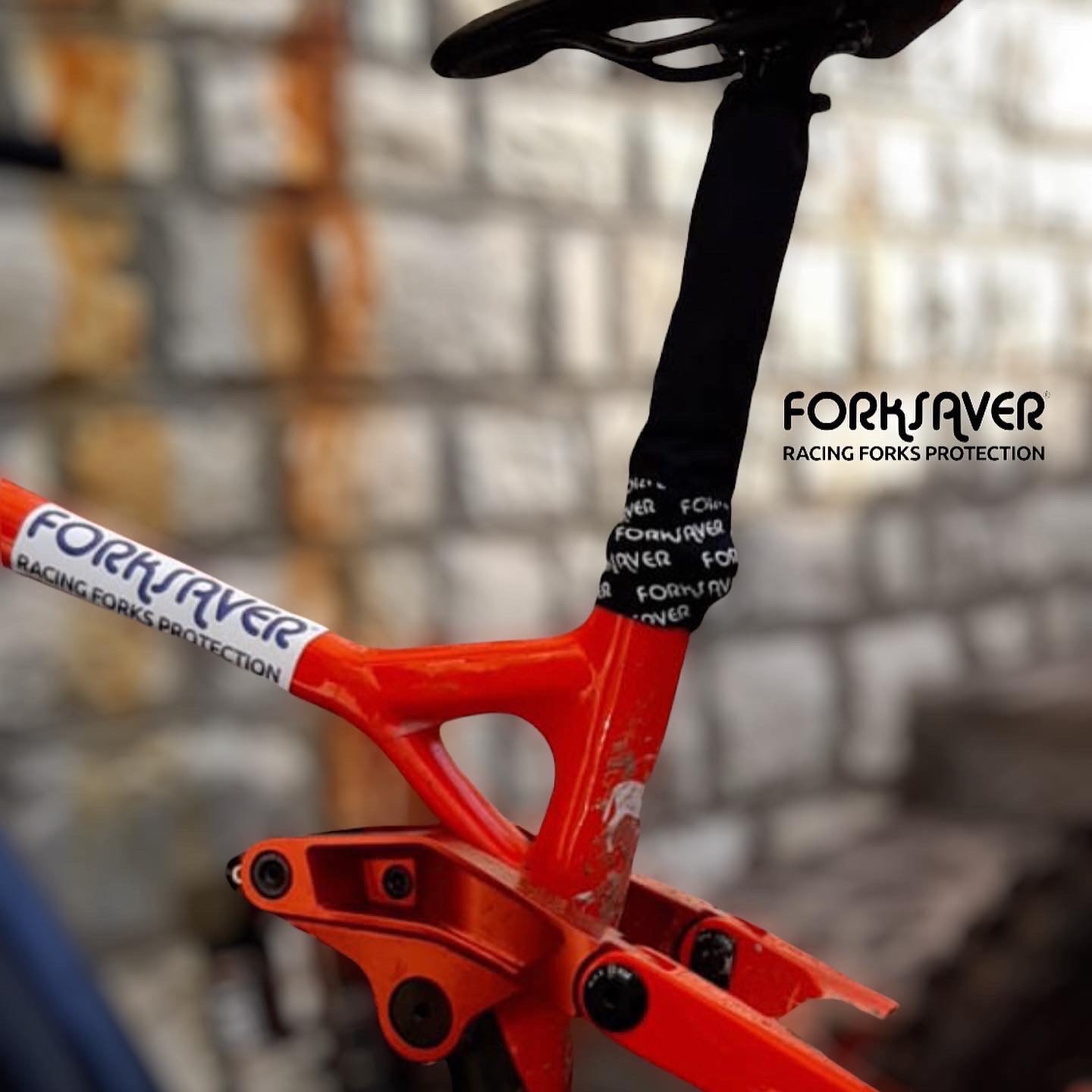 Forksaver® BIKE Calza di protezione per reggisella telescopico colore NERO