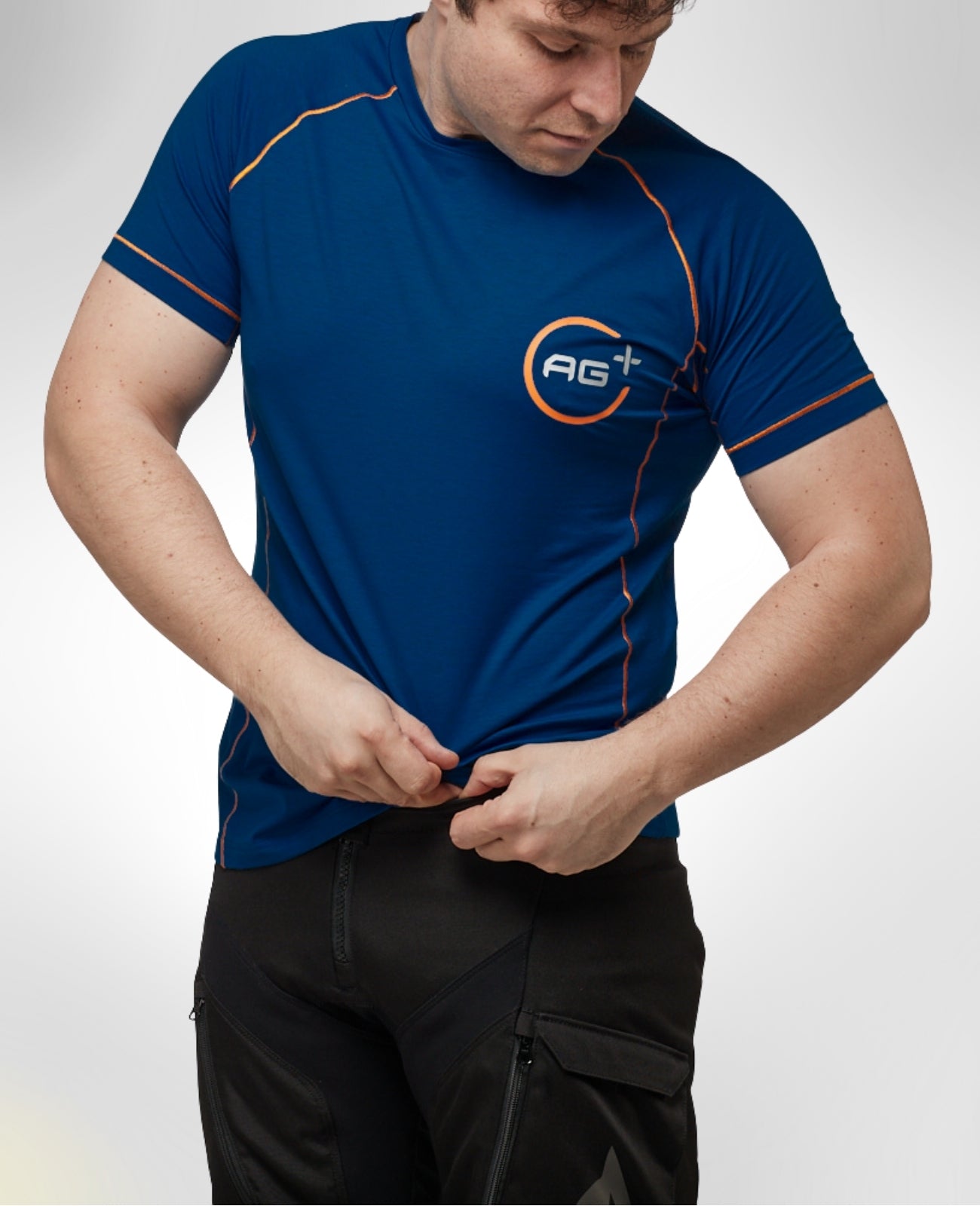 AG+ t-shirt uomo moto