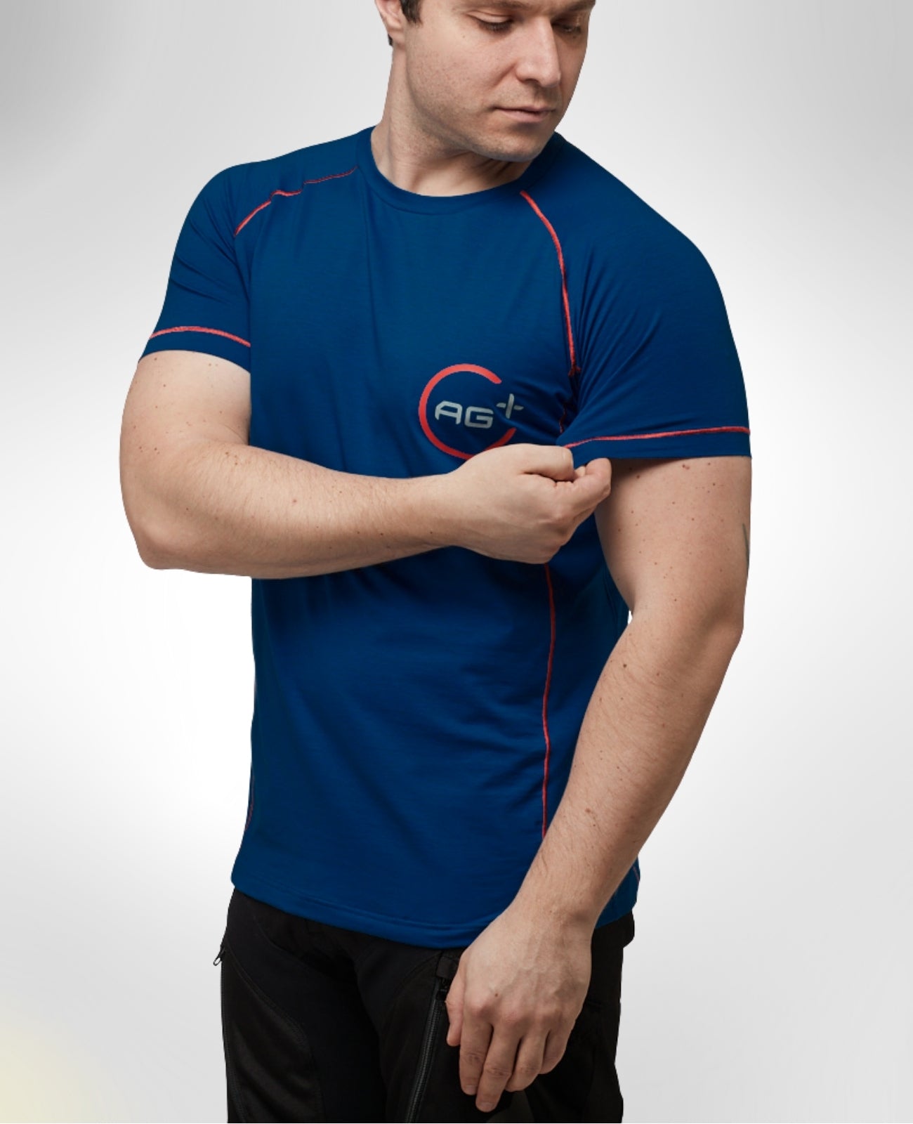 AG+ t-shirt uomo moto