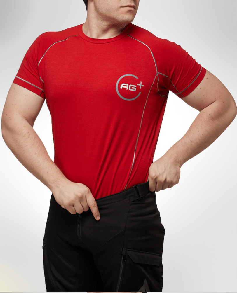 AG+ t-shirt uomo moto
