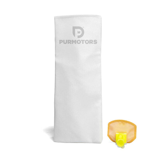 Protettore Pompa MFPP-002 — Filtro protezione pompa benzina su sfondo neutro | PurMotors