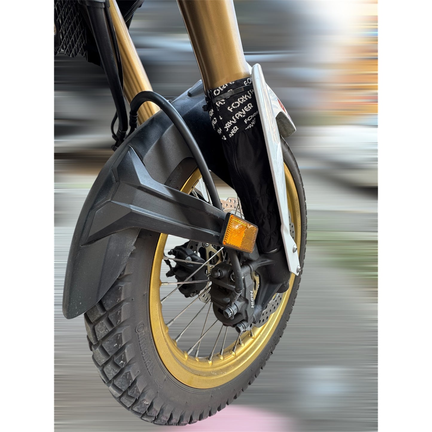 Forksaver DUAL ZIP protezioni per forcelle moto adventure